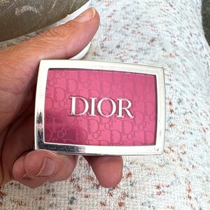 Dior Fuchsia and Silver Belt Buckle
